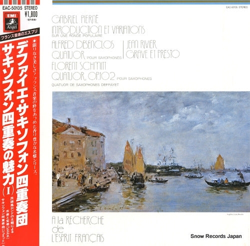 QUATUOR DE SAXOPHONES DEFFAYET pierne; introduction et variations EAC-50135