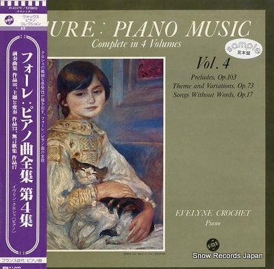 CROCHET, EVELYNE faure; piano music complete in 4 volumes H-4517V