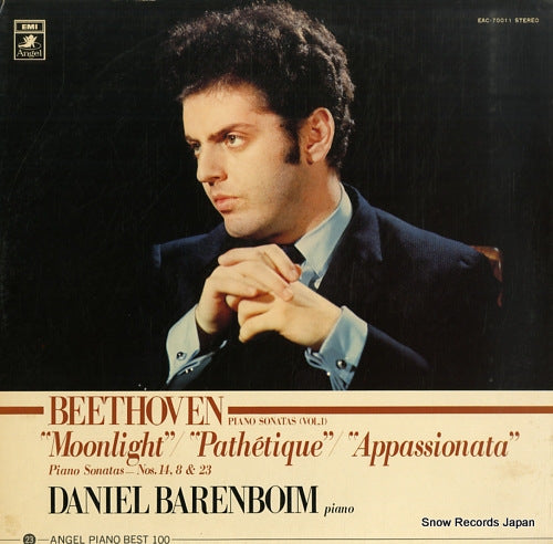 BARENBOIM, DANIEL beethoven; piano sonatas vol.1 EAC-70011