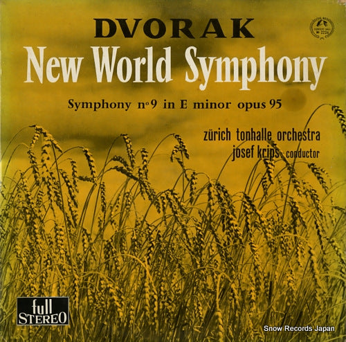 KRIPS, JOSEF dvorak; new world symphony SM-2224
