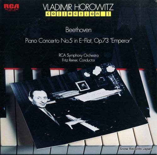 HOROWITZ, VLADIMIR beethoven; piano concerto no.5 emperor RVC-1501(M)