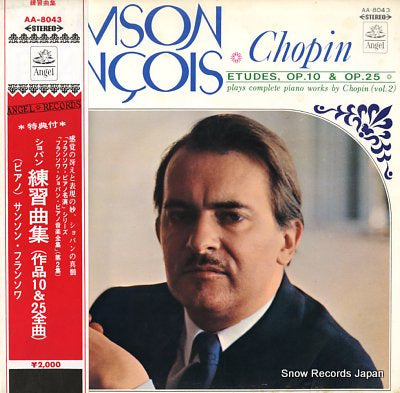 FRANCOIS, SAMSON chopin; etudes op.10 & op.25 AA-8043