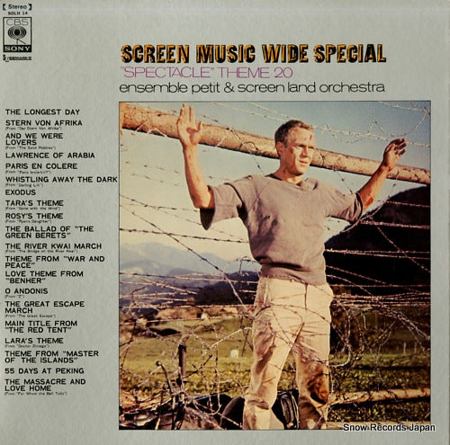 ENSEMBLE PETIT AND SCREEN LAND ORCHESTRA screen music wide special spectacle theme 20 SOLH14