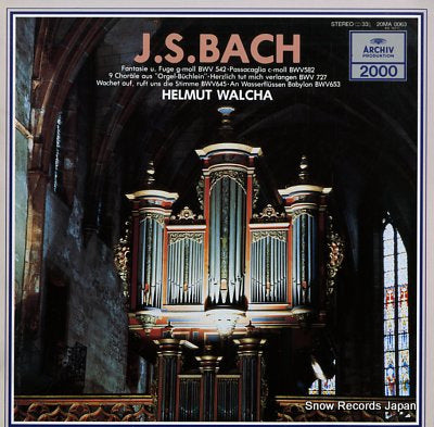 WALCHA, HELMUT bach; werke fur orgel 2 20MA0063