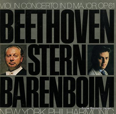 STERN, ISSAC beethoven; violin concerto 25AC-1