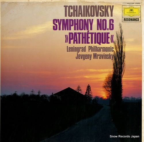MRAVINSKY, JEVGENY tchaikovsky; symphony no.6 pathetique MGX7008