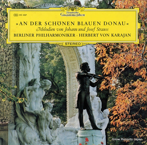 KARAJAN, HERBERT VON strauss; an der schonen blauen donau MG2257