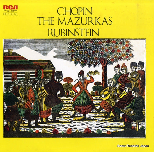 RUBINSTEIN, ARTUR chopin; the mazurkas RX-2317