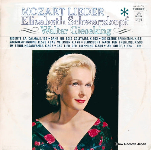 SCHWARZKOPF, ELISABETH mozart lieder AA.8109