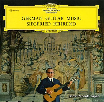 BEHREND, SIEGFRIED german guitar music MG2276