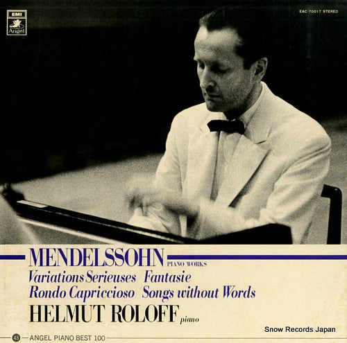 ROLOFF, HELMUT mendelssohn piano works EAC-70017
