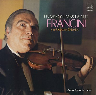 FRANCINI un violon dans la nuit SWX-7043