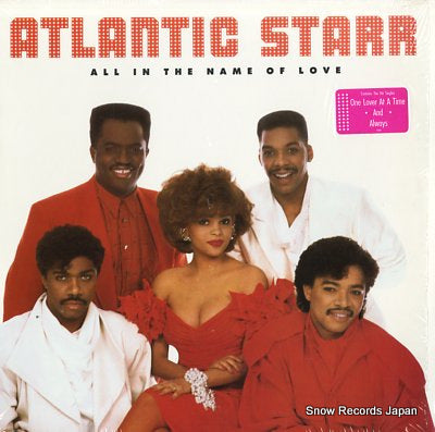 ATLANTIC STARR all in the name of love 925560-1