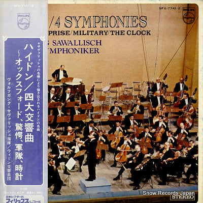 SAWALLISCH, WOLFGANG haydn; 4 symphonies SFX-7741-2