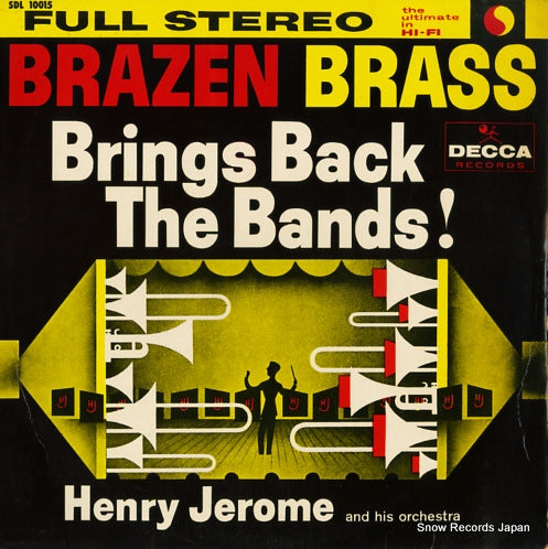 JEROME, HENRY, AND HIS ORCHESTRA brazen brass brings back the bands! SDL-10015