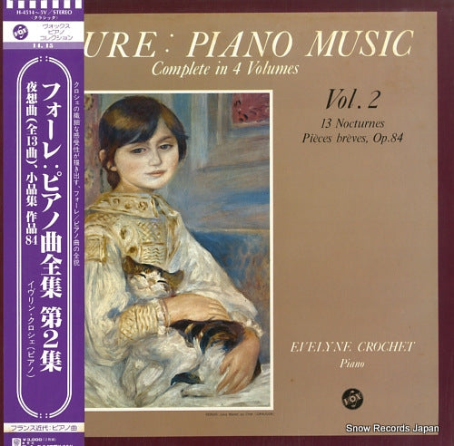 CROCHET, EVELYNE faure; piano music complete vol.2 H-4514V