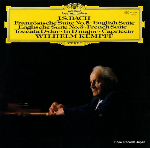 KEMPFF, WILHELM bach; english suite MG1046