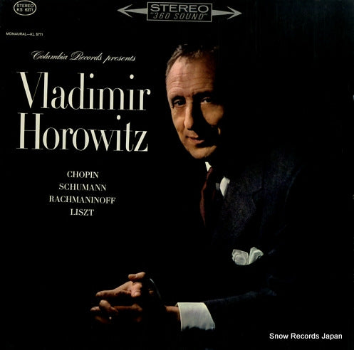 HOROWITS, VLADIMIR works by chopin, rachmaninoff, schumann and liszt KS6371