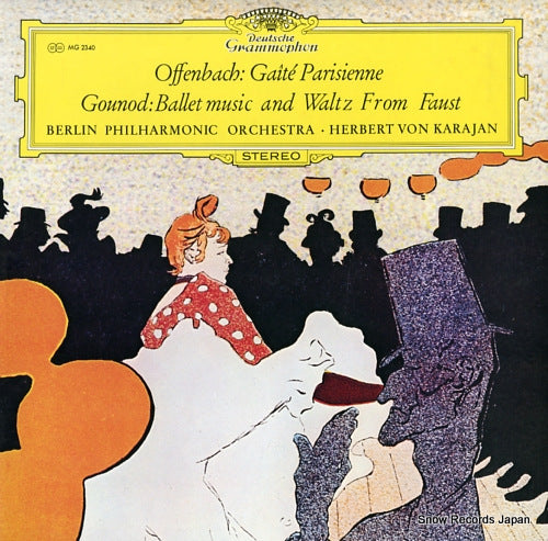 KARAJAN, HERBERT VON offenbach; gaite parisienne, gounod; ballet music and waltz from faust MG2340
