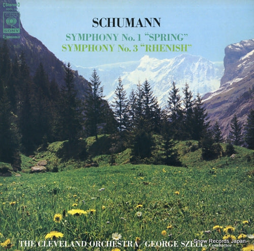 SZELL, GEORGE schumann; symphony no.1 "spring" & symphony no.3"rhenish" SOCL34
