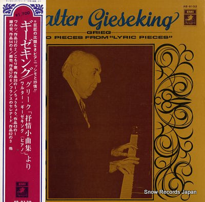 GIESEKING, WALTER grieg; piano pieces from "lyric pieces" AB-8132