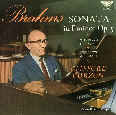 CURZON, CLIFFORD brahms recital SLC1297