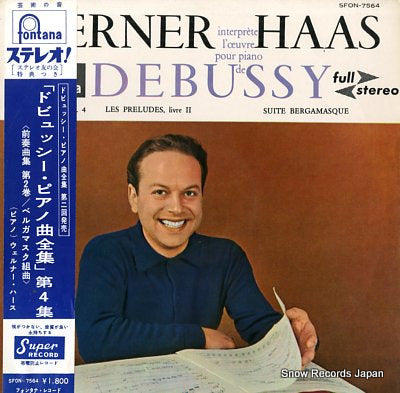 HAAS, WERNER debussy; complete piano works vol.4 SFON-7564