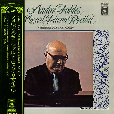 FOLDES, ANDOR mozart piano recital AA-8885