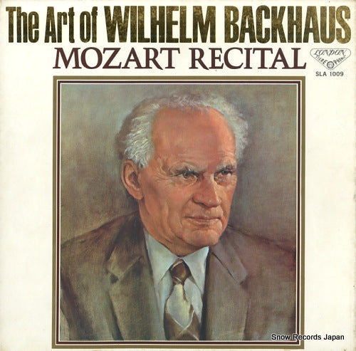 BACKHAUS, WILHELM the art of wilhelm backhaus mozart recital SLA1009