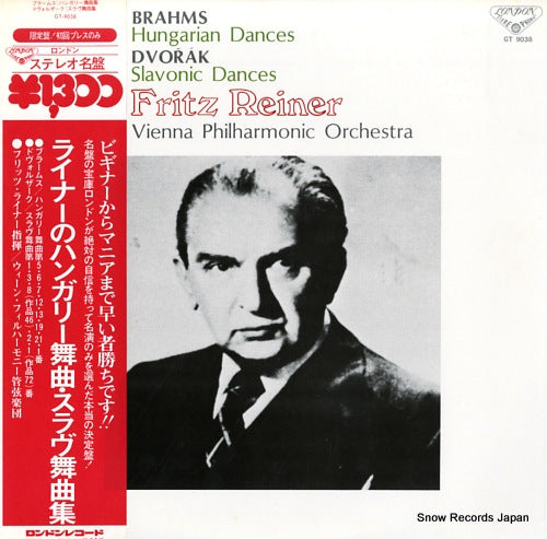 REINER, FRITZ brahms; hungarian dances/dvorak; slavonic dances GT-9038