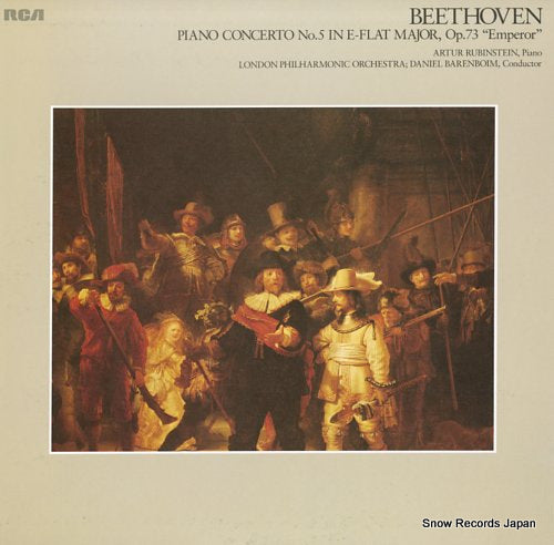 RUBINSTEIN, ARTUR beethoven; piano concerto no.5 "emperor" FCCA867