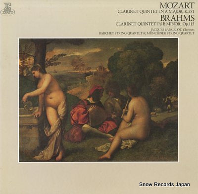 LANCELOT, JACQUES mozart & brahms; clarinet quintet FCCA877