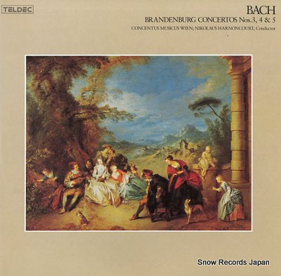 HARNONCOURT, NIKOLAUS bach; brandenburg concertos nos.3, 4 & 5 FCCA6203