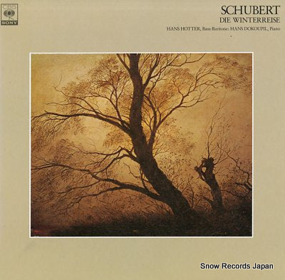 HOTTER, HANS schubert; die winterreise FCCA780