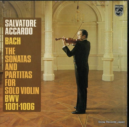 ACCARDO, SALVATORE bach; the sonatas and partitas for solo violin SFX-9610-12