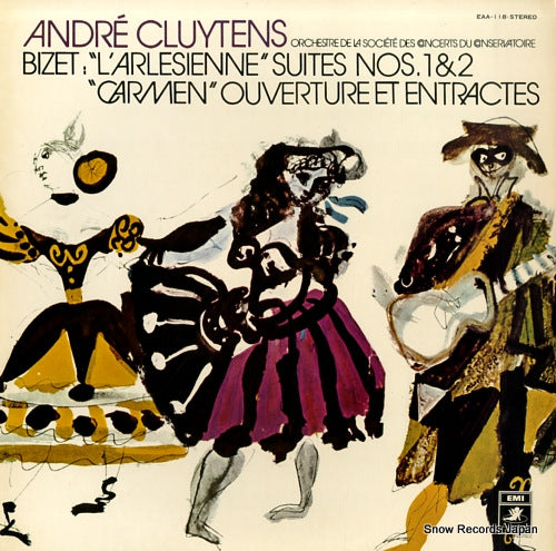 CLUYTENS, ANDRE bizet; "l'arelesinenn" suites nos.1 & 2 EAA-118
