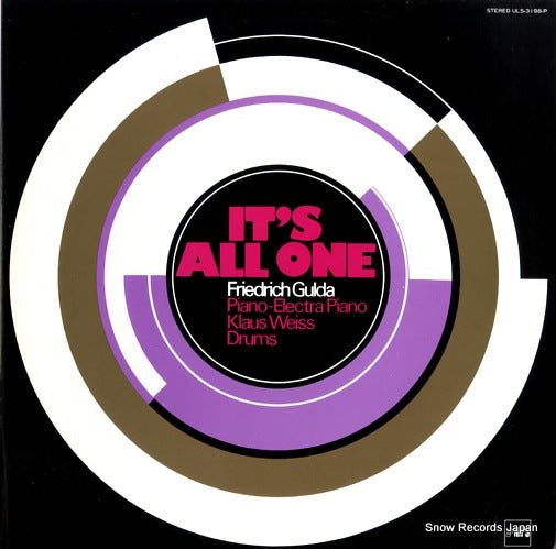 GULDA, FRIEDRICH it's all one ULS-3198-P