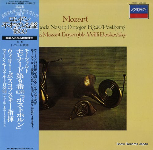 BOSKOVSKY, WILLI mozart; serenade no.9 'posthorn' L16C-1606