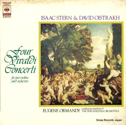 STERN, ISAAC, AND DAVID OISTRAKH vivaldi; four concertos for two violins SOCM34