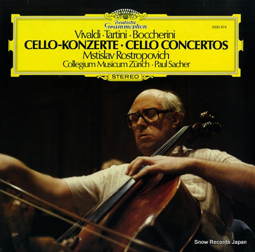 ROSTROPOVICH, MSTISLAV vivaldi/tartini/boccherini; cello concerto 2530974