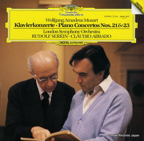 SERKIN, RUDOLF mozart; piano concertos nos.21 & 23 28MG0613