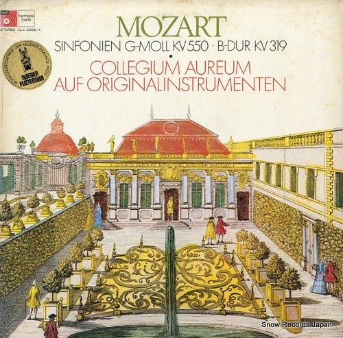 COLLEGIUM AUREUM mozart; sinfonien g-moll kv550 / b-dur kv319 ULX-3066-H