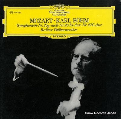 BOHM, KARL mozart; 3 symphonien nr.25, 26 und 27 MG2293