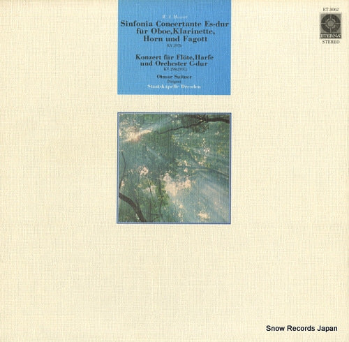 SUITNER, OTMAR mozart; sinfonia concertante kv.297b ET-3062