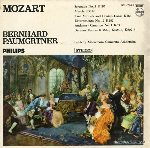 PAUMGARTNER, BERNHARD mozart; serenade, march, divertimento SFL-7973