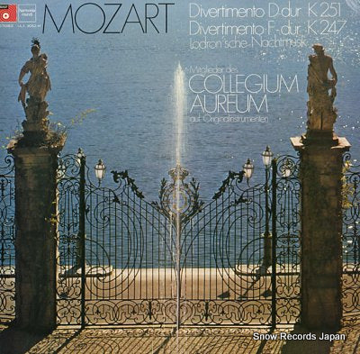 COLLEGIUM AUREUM mozart; divertimento d-dur k251 & f-dur k247 ULX-3052-H