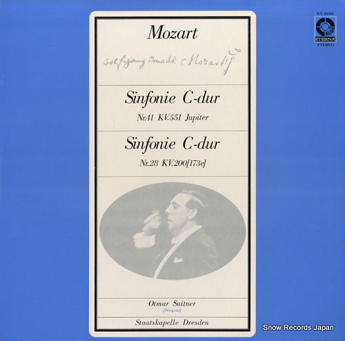 SUITNER, OTMAR mozart; sinfonie nr.41 "jupiter" & nr.28 ET-3040