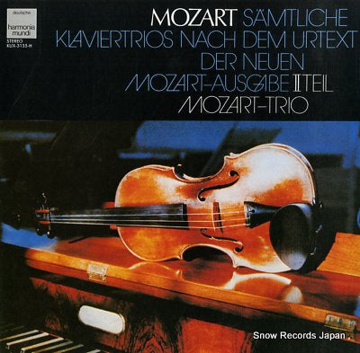 DAS MOZART TRIO mozart; samtliche klaviertrios ii teil KUX-3135-H