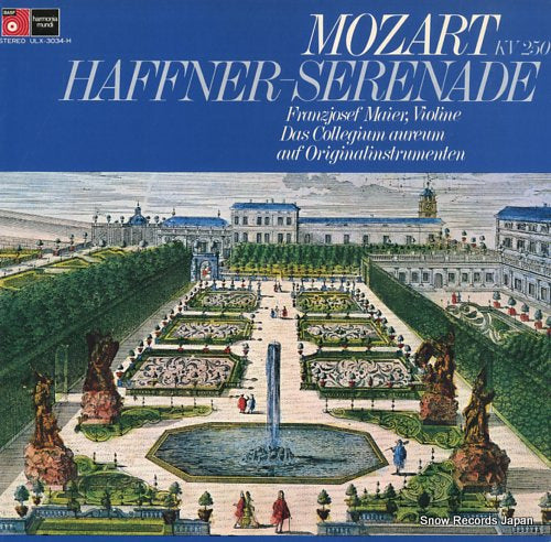 MAIER, FRANZJOSEF mozart; serenade d-dur kv250 "haffner" ULX-3034-H