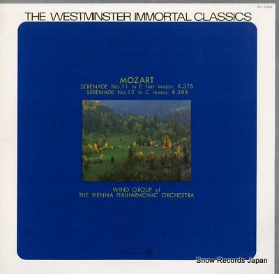 WIND GROUP OF THE VIENNA PHILHARMONIC ORCHESTRA mozart; serenade no.11 / no.12 MZ-5084